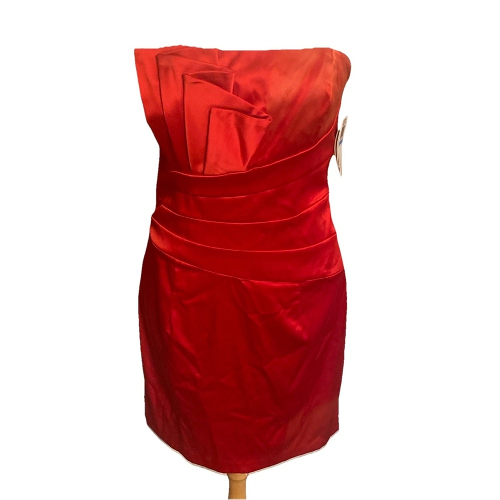 NWT Vtg Y2K Gunne Sax by Jessica McClintock Red Mini Dress Size 5‎ Formal
